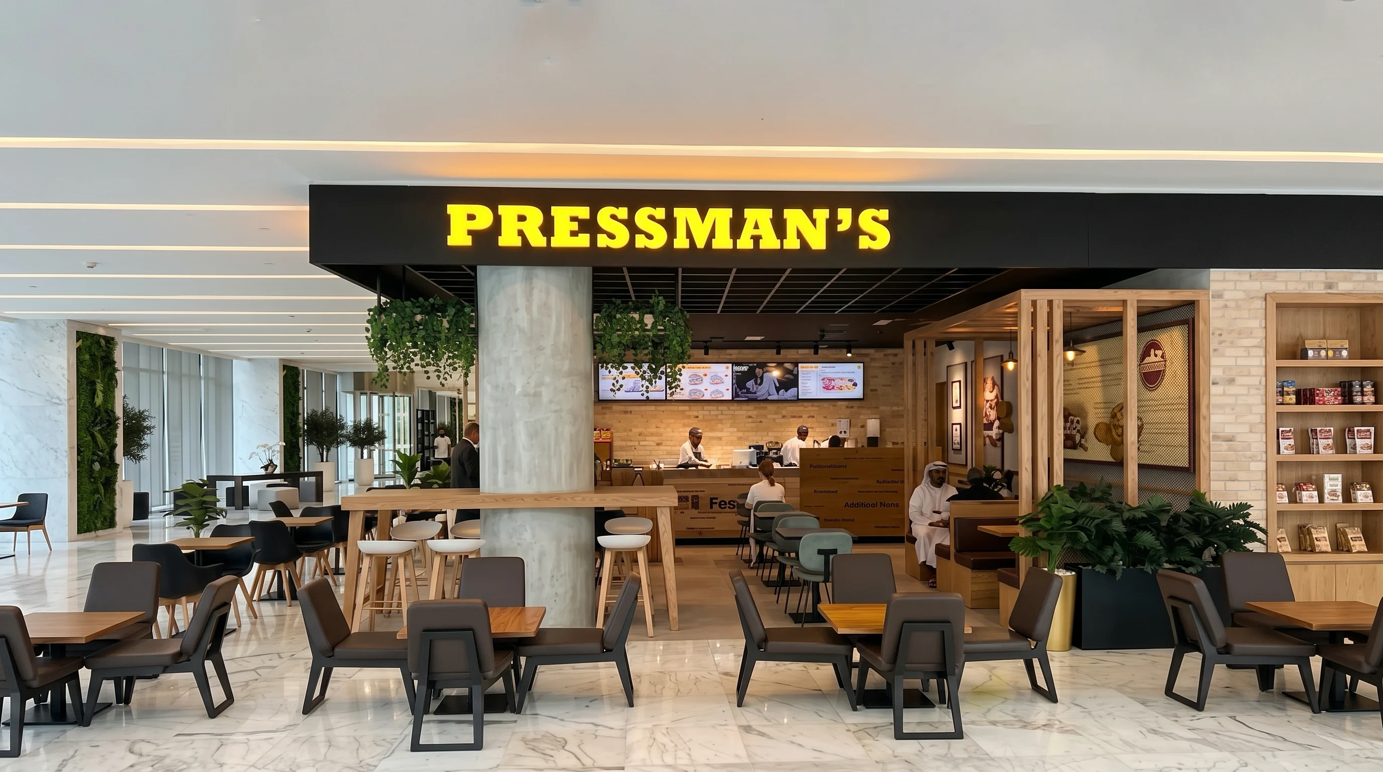 Pressman's Pressed Sandwiches restaurant in Downtown Dubai, Dubai